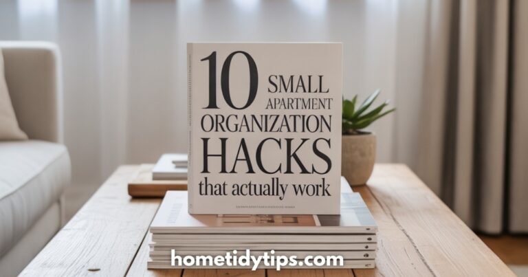 10 Small Apartment Organization Hacks That Actually Work