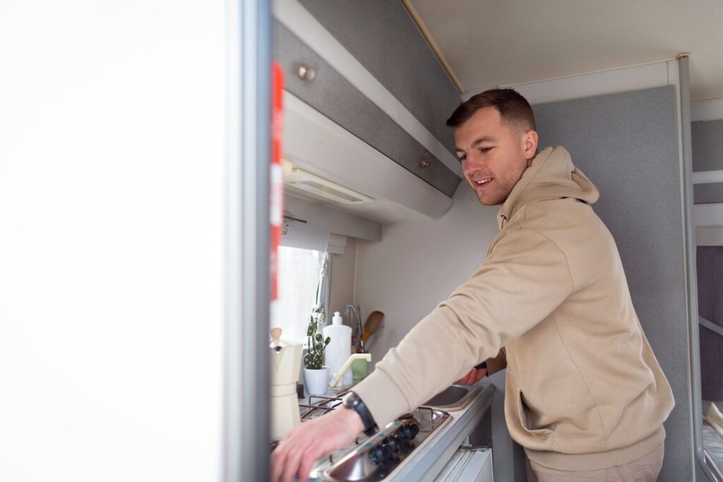 Clean and organized fridge symbolizing regular eco-friendly maintenance routine.