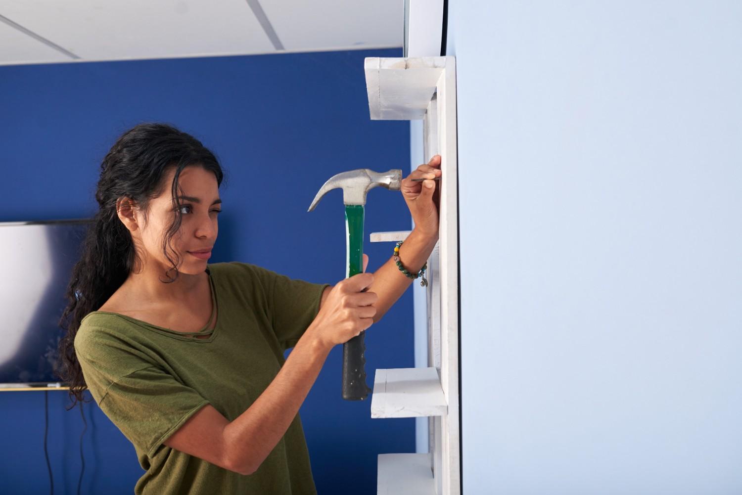 how to fix small holes in walls